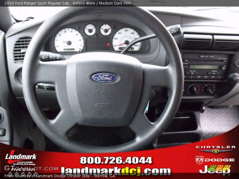 Oxford White / Medium Dark Flint 2009 Ford Ranger Sport Regular Cab