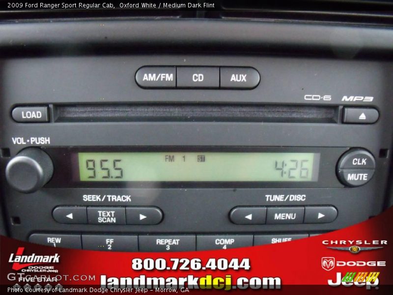 Oxford White / Medium Dark Flint 2009 Ford Ranger Sport Regular Cab