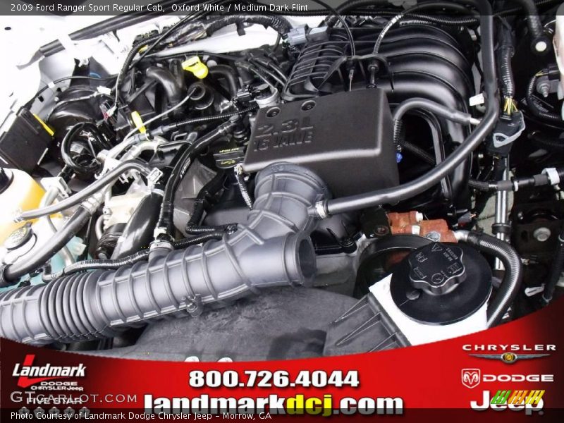 Oxford White / Medium Dark Flint 2009 Ford Ranger Sport Regular Cab