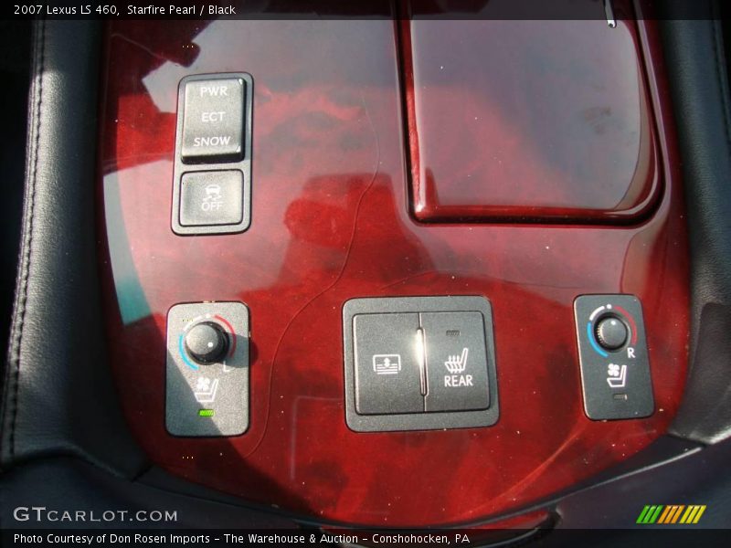 Starfire Pearl / Black 2007 Lexus LS 460