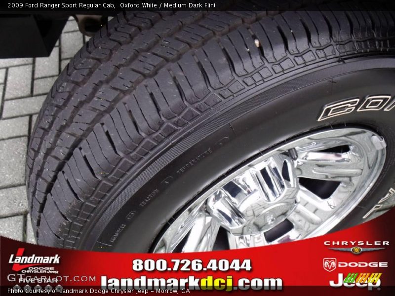 Oxford White / Medium Dark Flint 2009 Ford Ranger Sport Regular Cab