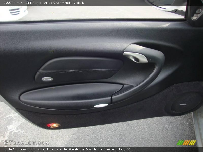 Arctic Silver Metallic / Black 2002 Porsche 911 Targa
