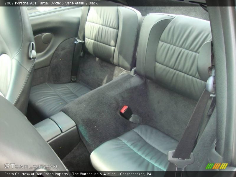 Arctic Silver Metallic / Black 2002 Porsche 911 Targa