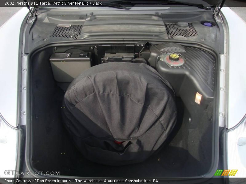 Arctic Silver Metallic / Black 2002 Porsche 911 Targa