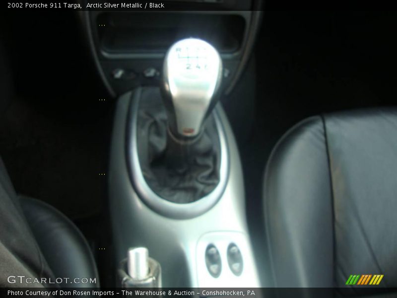 Arctic Silver Metallic / Black 2002 Porsche 911 Targa