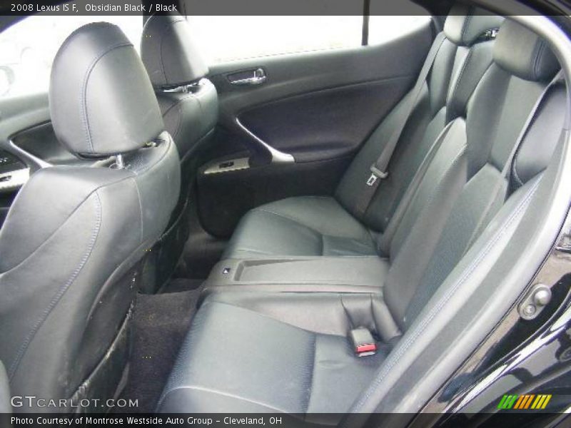 Obsidian Black / Black 2008 Lexus IS F