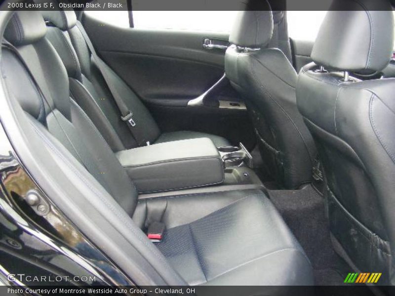Obsidian Black / Black 2008 Lexus IS F