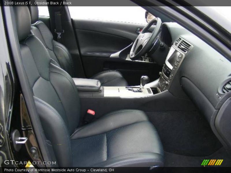 Obsidian Black / Black 2008 Lexus IS F