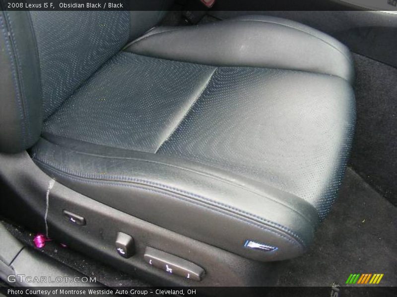 Obsidian Black / Black 2008 Lexus IS F