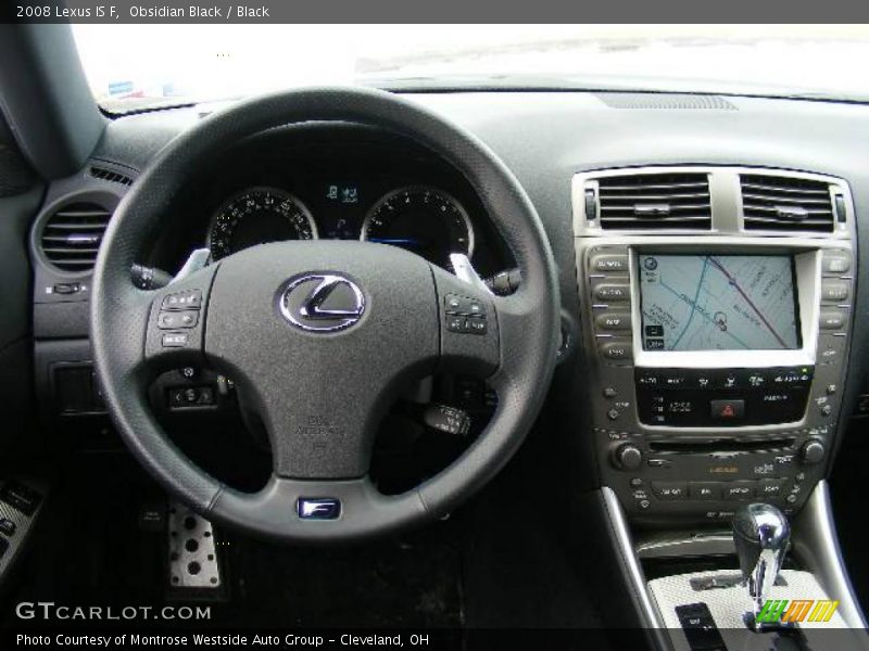 Obsidian Black / Black 2008 Lexus IS F