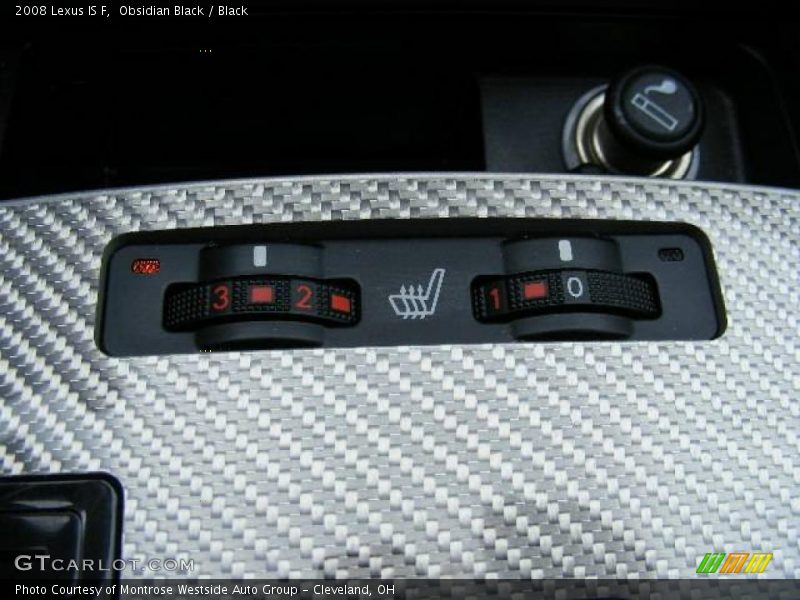 Obsidian Black / Black 2008 Lexus IS F