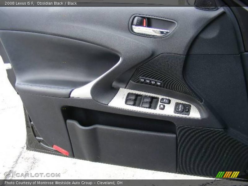 Obsidian Black / Black 2008 Lexus IS F