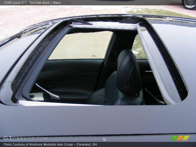 Obsidian Black / Black 2008 Lexus IS F