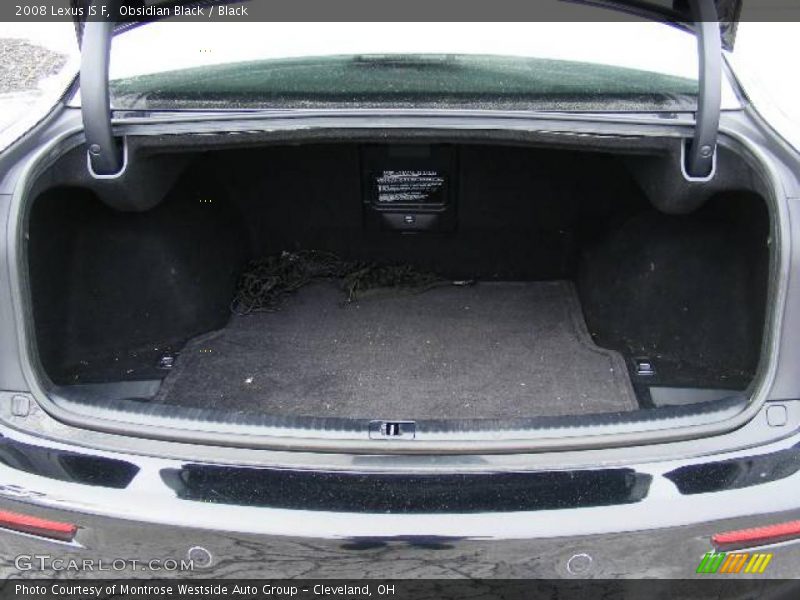 Obsidian Black / Black 2008 Lexus IS F