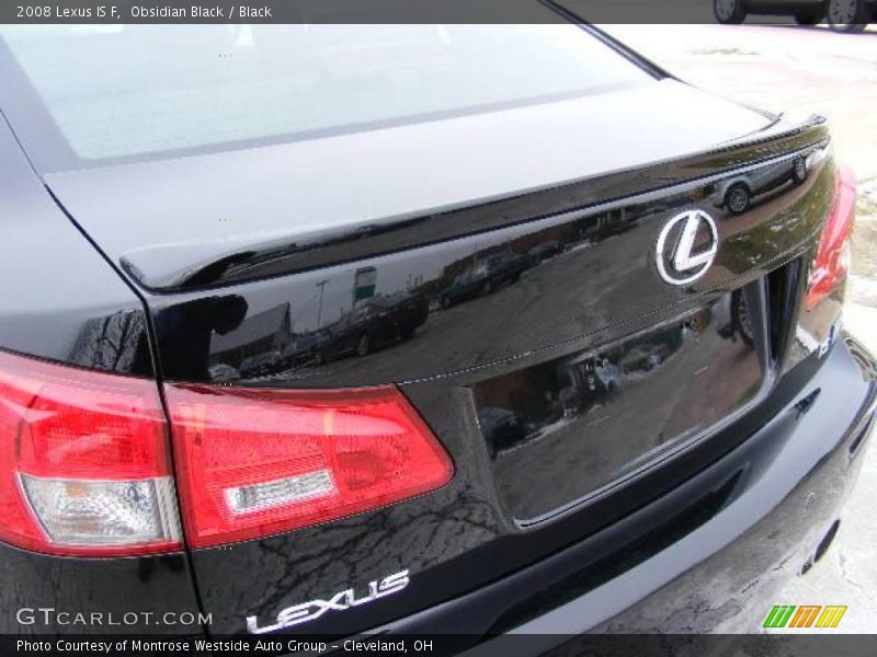 Obsidian Black / Black 2008 Lexus IS F