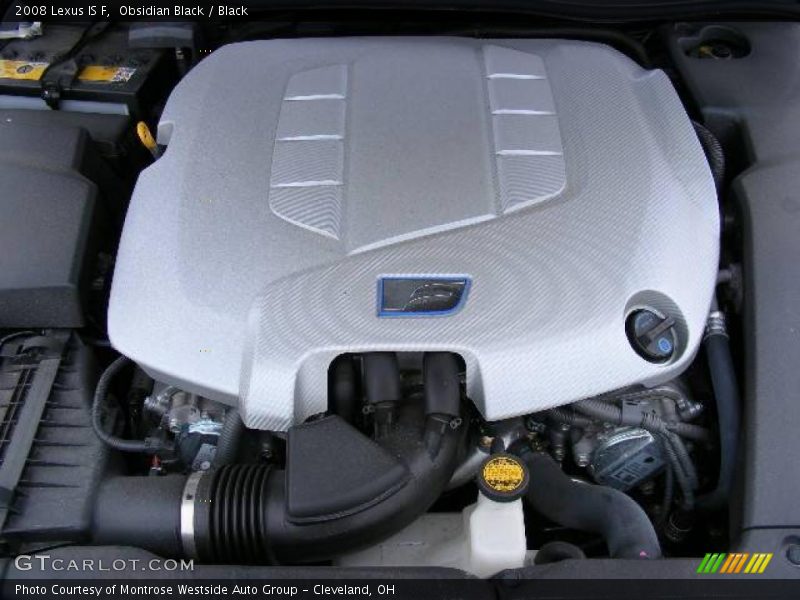 Obsidian Black / Black 2008 Lexus IS F