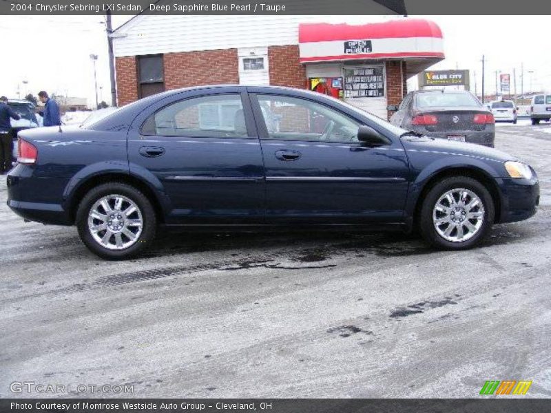 Deep Sapphire Blue Pearl / Taupe 2004 Chrysler Sebring LXi Sedan