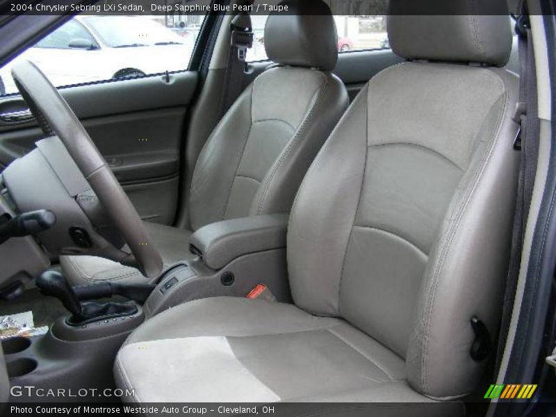 Deep Sapphire Blue Pearl / Taupe 2004 Chrysler Sebring LXi Sedan