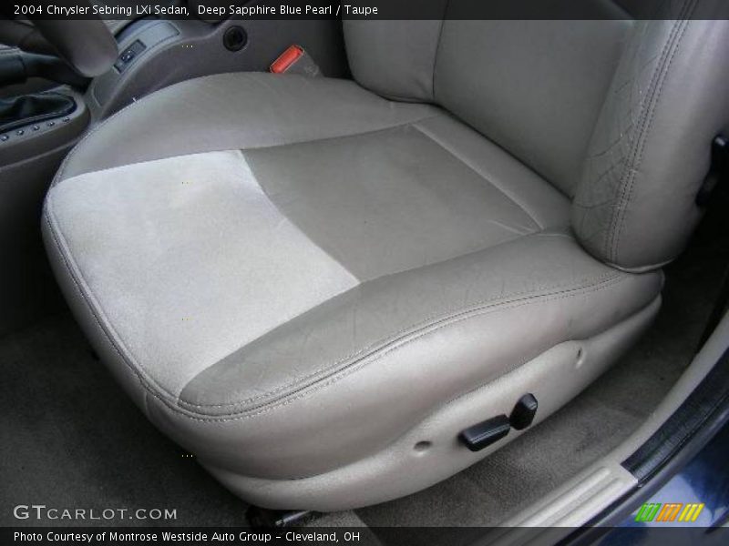 Deep Sapphire Blue Pearl / Taupe 2004 Chrysler Sebring LXi Sedan