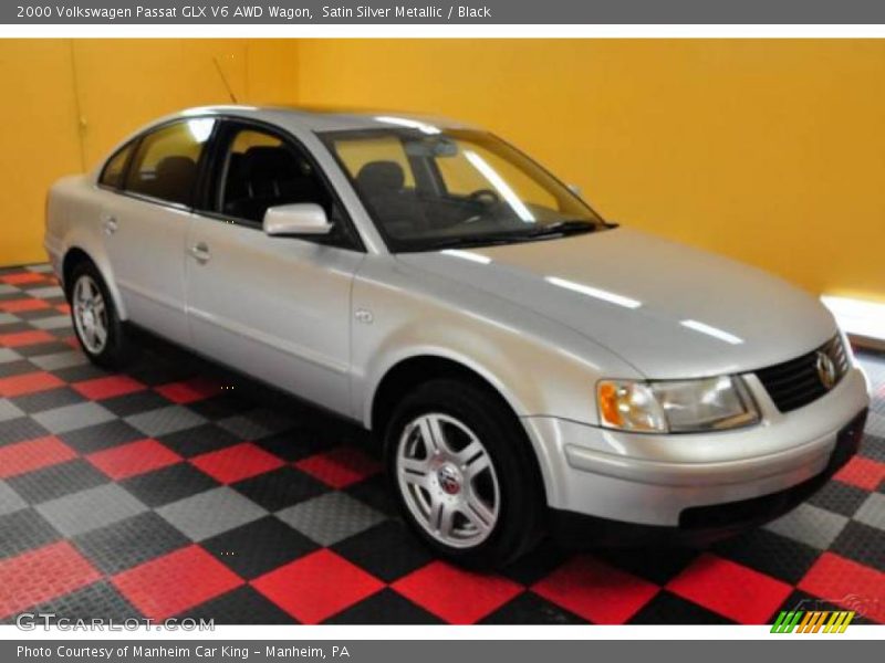 Satin Silver Metallic / Black 2000 Volkswagen Passat GLX V6 AWD Wagon