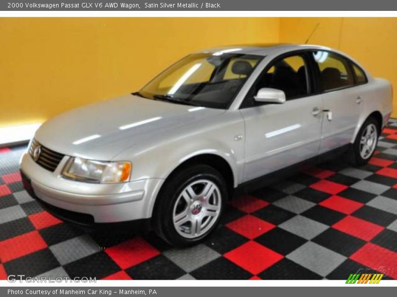 Satin Silver Metallic / Black 2000 Volkswagen Passat GLX V6 AWD Wagon