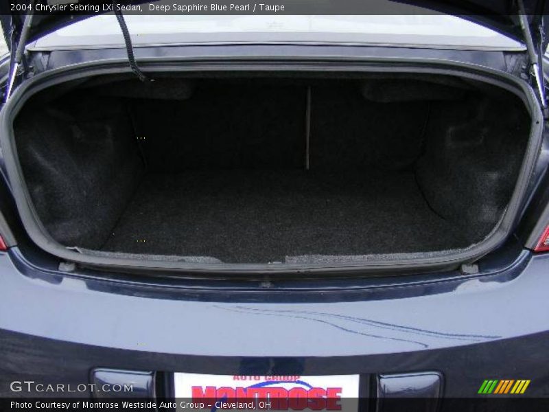 Deep Sapphire Blue Pearl / Taupe 2004 Chrysler Sebring LXi Sedan