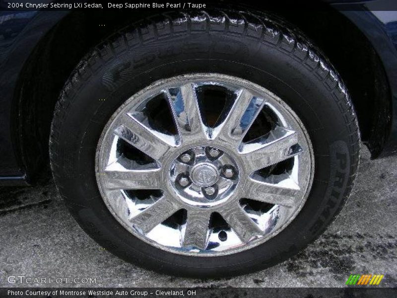 Deep Sapphire Blue Pearl / Taupe 2004 Chrysler Sebring LXi Sedan