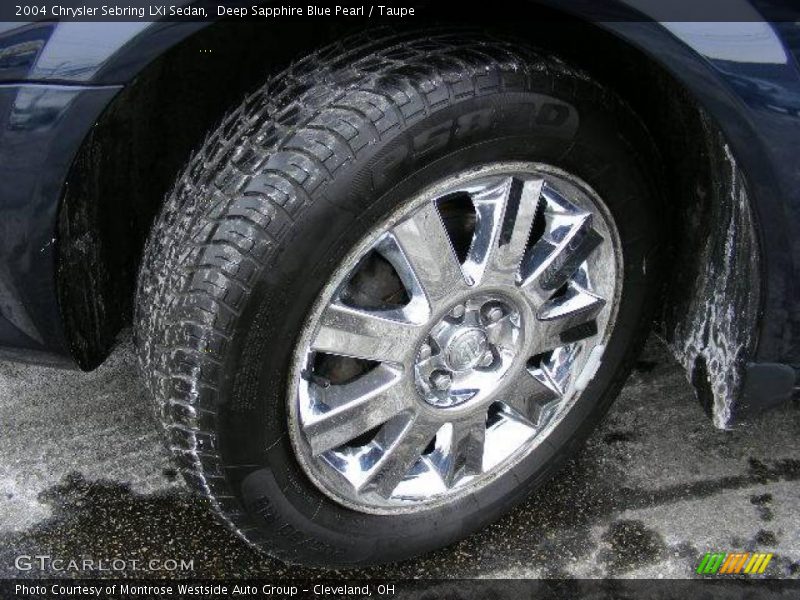 Deep Sapphire Blue Pearl / Taupe 2004 Chrysler Sebring LXi Sedan