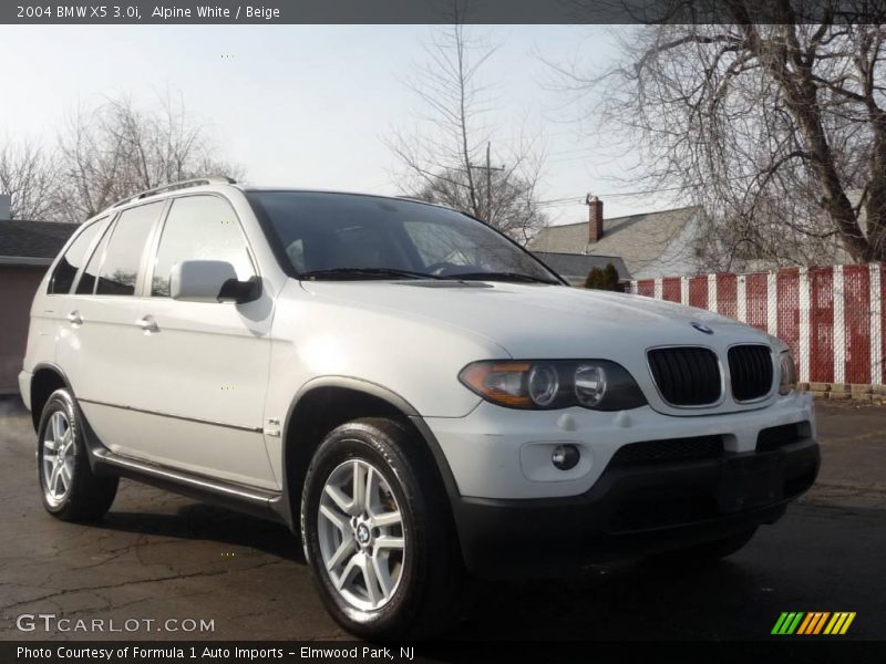 Alpine White / Beige 2004 BMW X5 3.0i