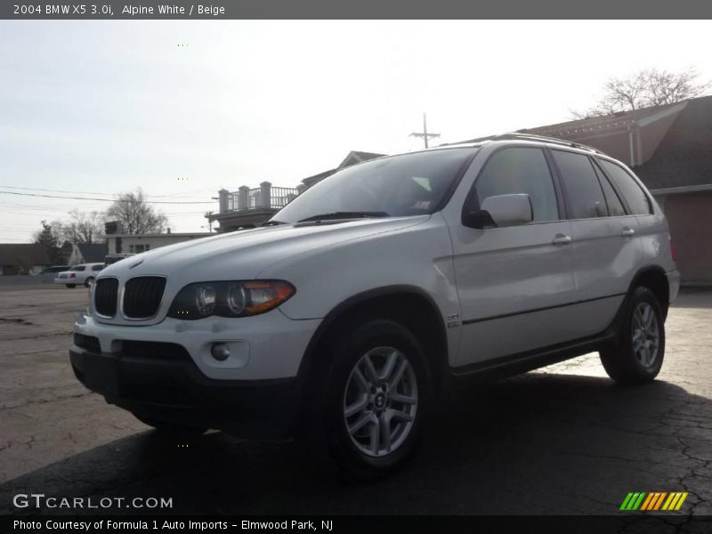 Alpine White / Beige 2004 BMW X5 3.0i