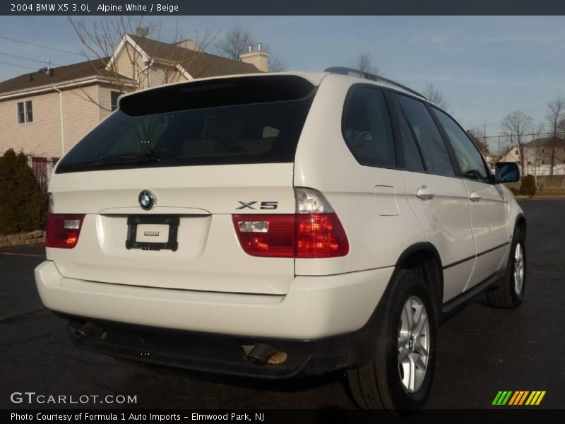 Alpine White / Beige 2004 BMW X5 3.0i