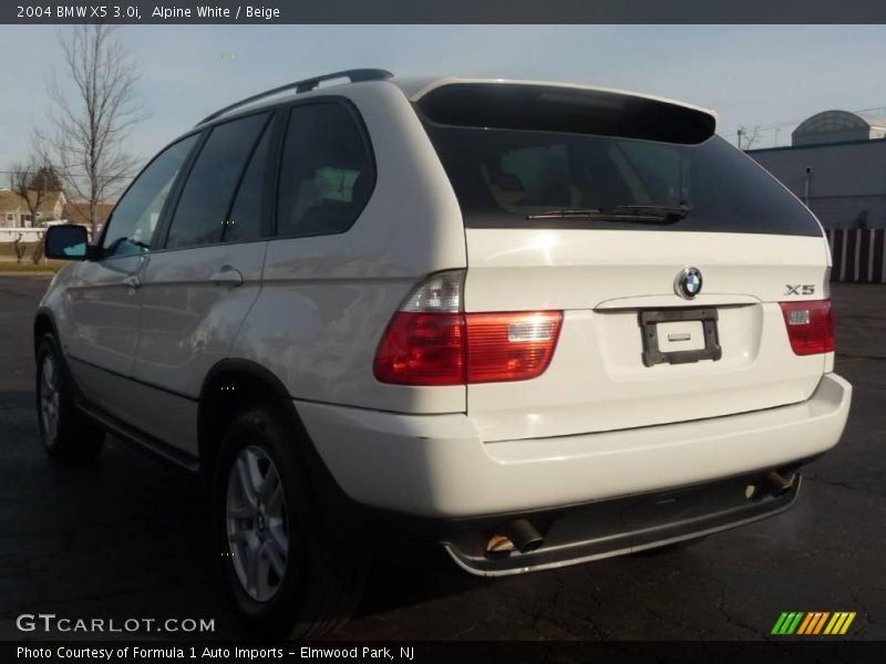 Alpine White / Beige 2004 BMW X5 3.0i
