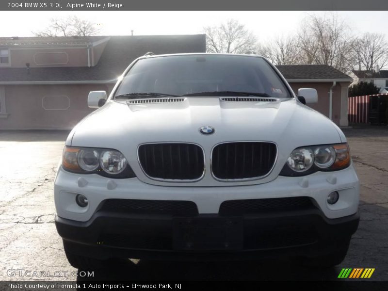 Alpine White / Beige 2004 BMW X5 3.0i