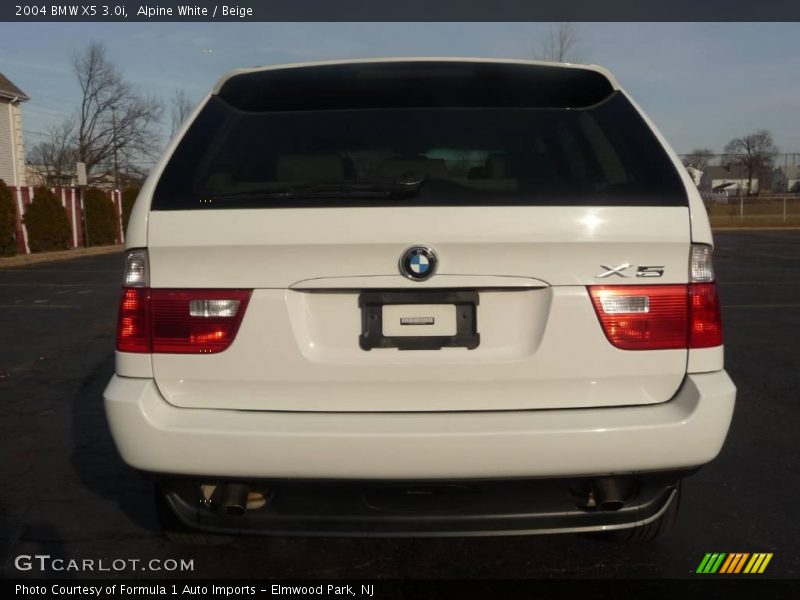 Alpine White / Beige 2004 BMW X5 3.0i