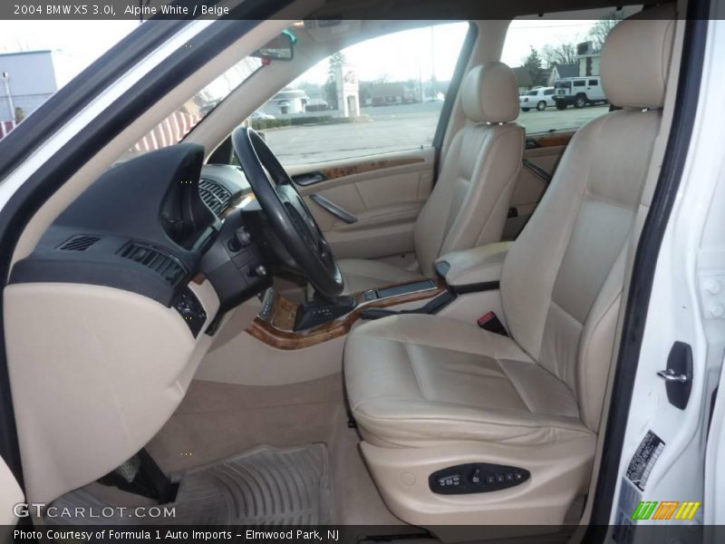 Alpine White / Beige 2004 BMW X5 3.0i