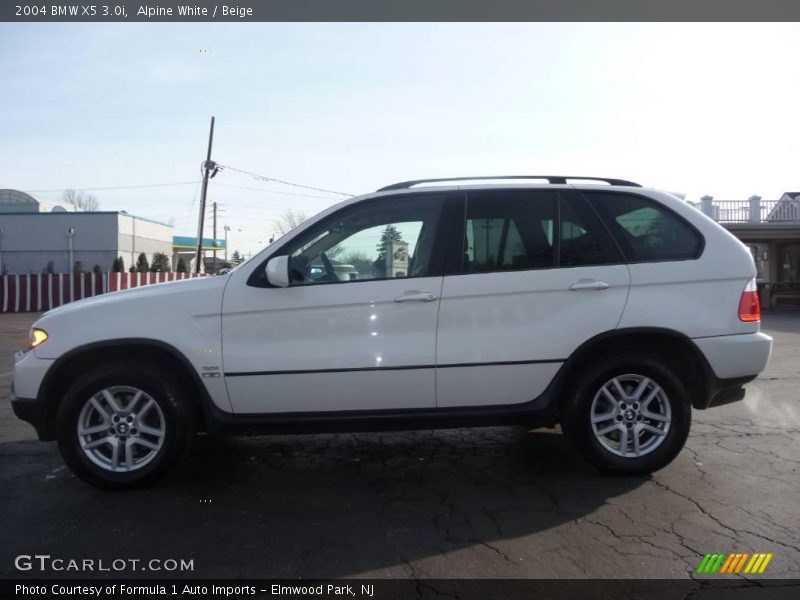 Alpine White / Beige 2004 BMW X5 3.0i