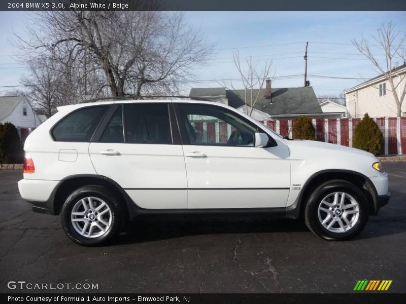 Alpine White / Beige 2004 BMW X5 3.0i