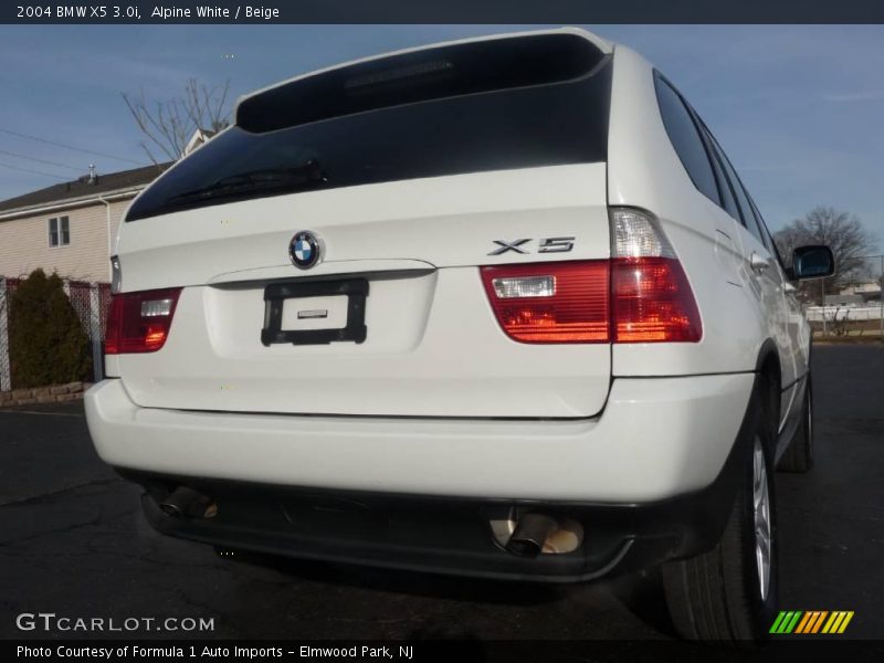 Alpine White / Beige 2004 BMW X5 3.0i