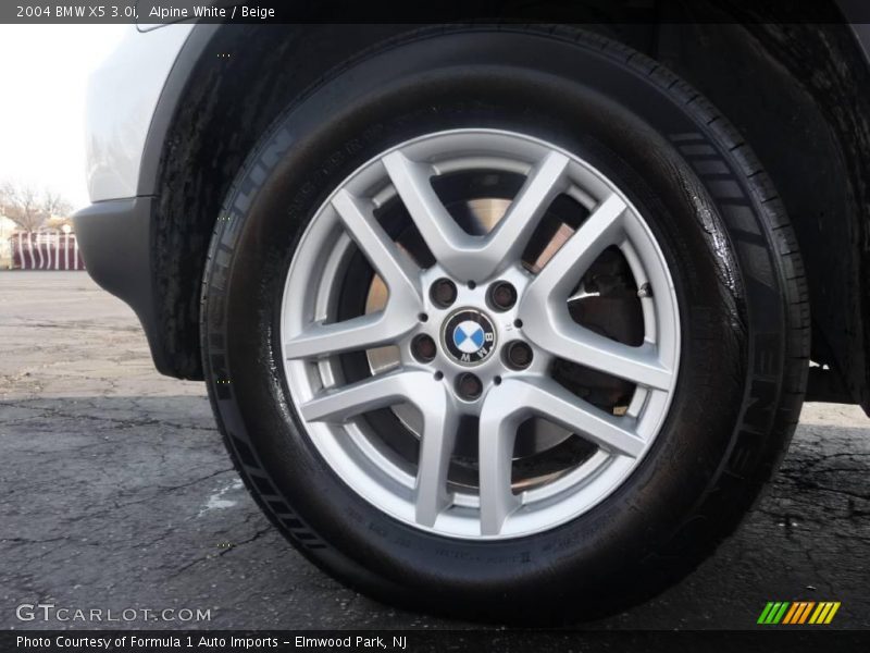 Alpine White / Beige 2004 BMW X5 3.0i