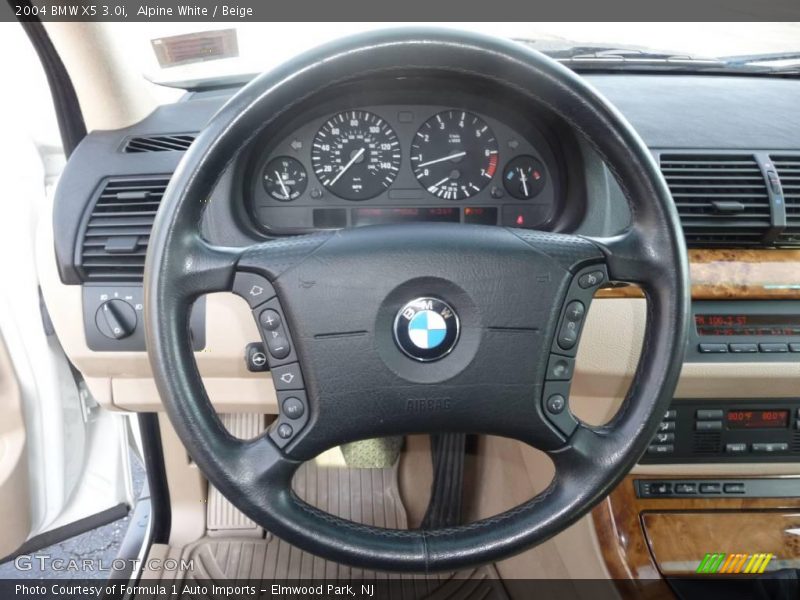 Alpine White / Beige 2004 BMW X5 3.0i