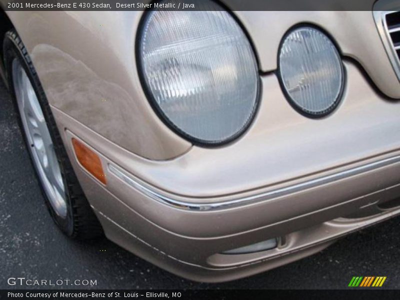 Desert Silver Metallic / Java 2001 Mercedes-Benz E 430 Sedan