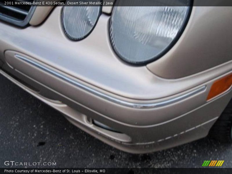 Desert Silver Metallic / Java 2001 Mercedes-Benz E 430 Sedan