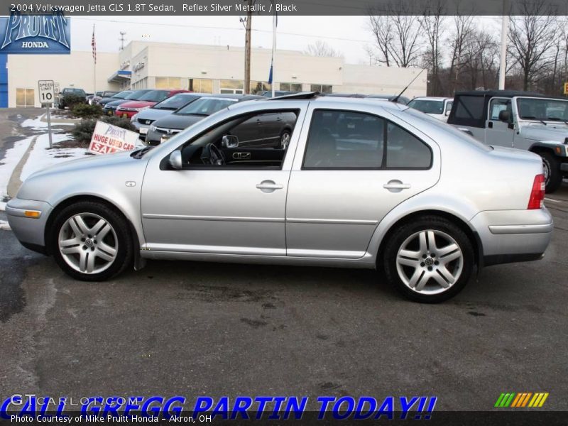 Reflex Silver Metallic / Black 2004 Volkswagen Jetta GLS 1.8T Sedan