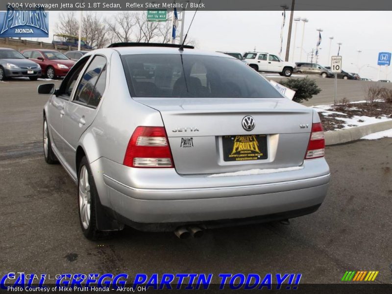 Reflex Silver Metallic / Black 2004 Volkswagen Jetta GLS 1.8T Sedan