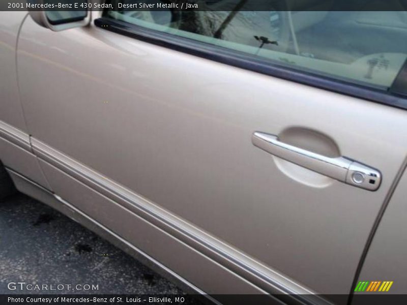 Desert Silver Metallic / Java 2001 Mercedes-Benz E 430 Sedan