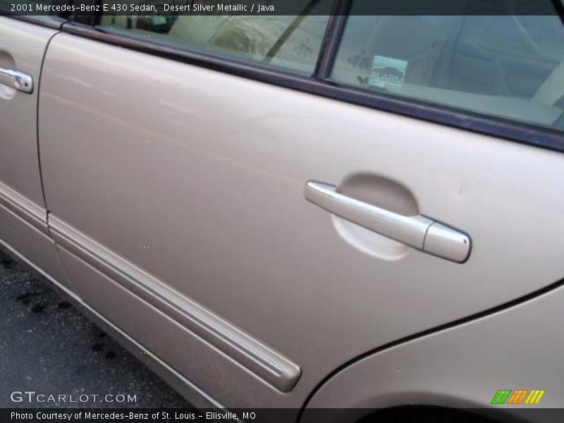 Desert Silver Metallic / Java 2001 Mercedes-Benz E 430 Sedan