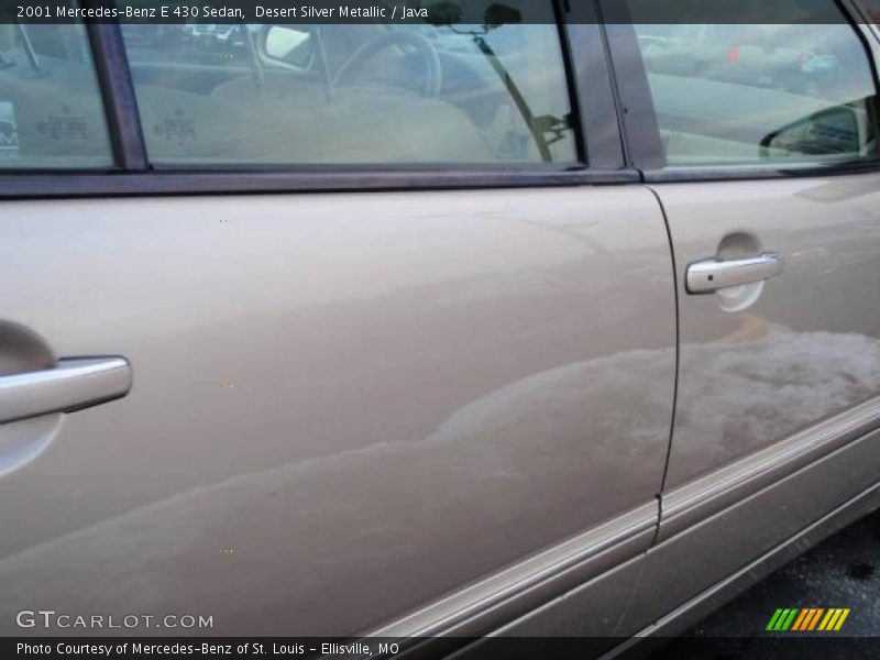 Desert Silver Metallic / Java 2001 Mercedes-Benz E 430 Sedan