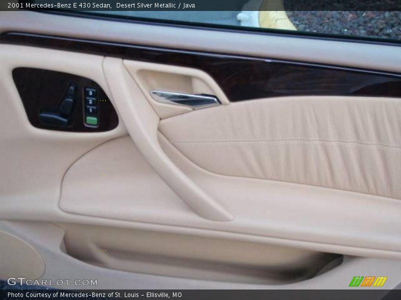 Desert Silver Metallic / Java 2001 Mercedes-Benz E 430 Sedan