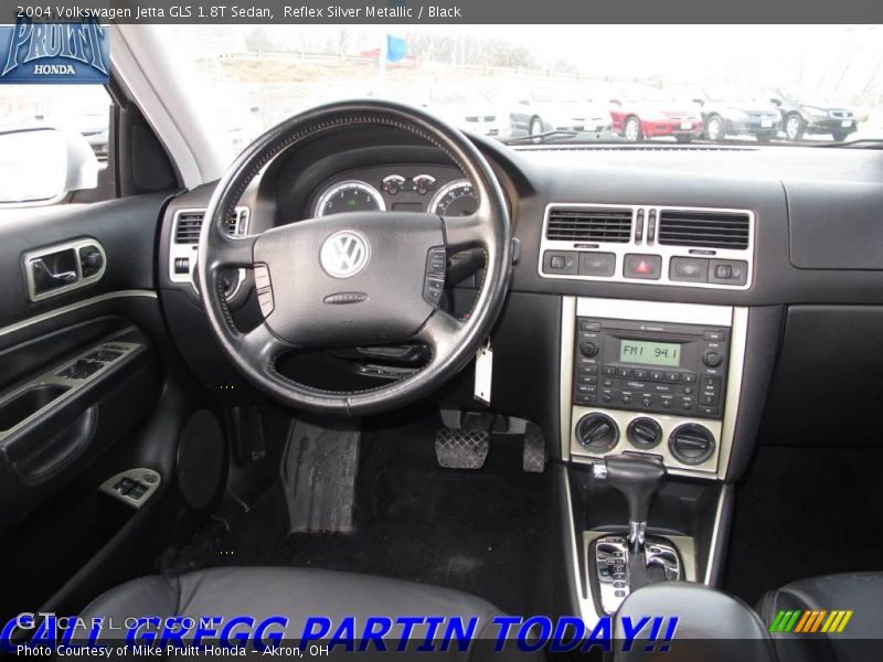 Reflex Silver Metallic / Black 2004 Volkswagen Jetta GLS 1.8T Sedan