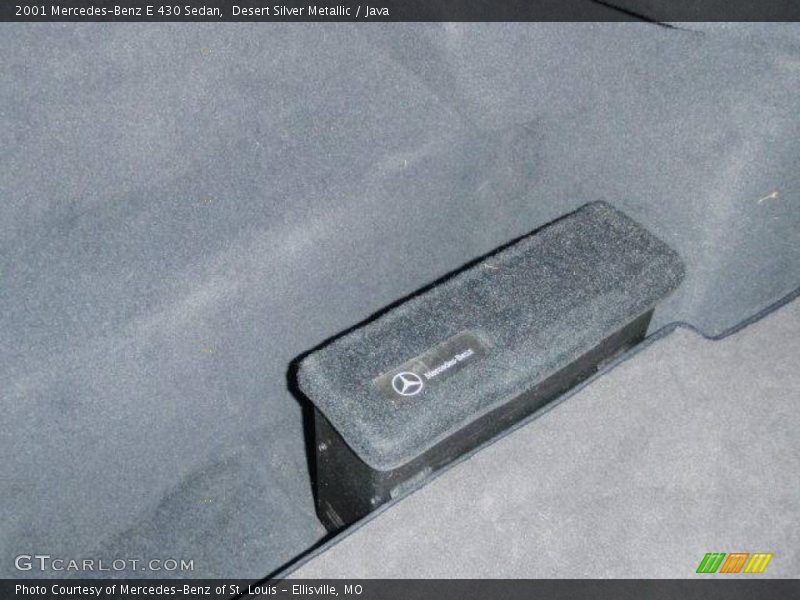 Desert Silver Metallic / Java 2001 Mercedes-Benz E 430 Sedan